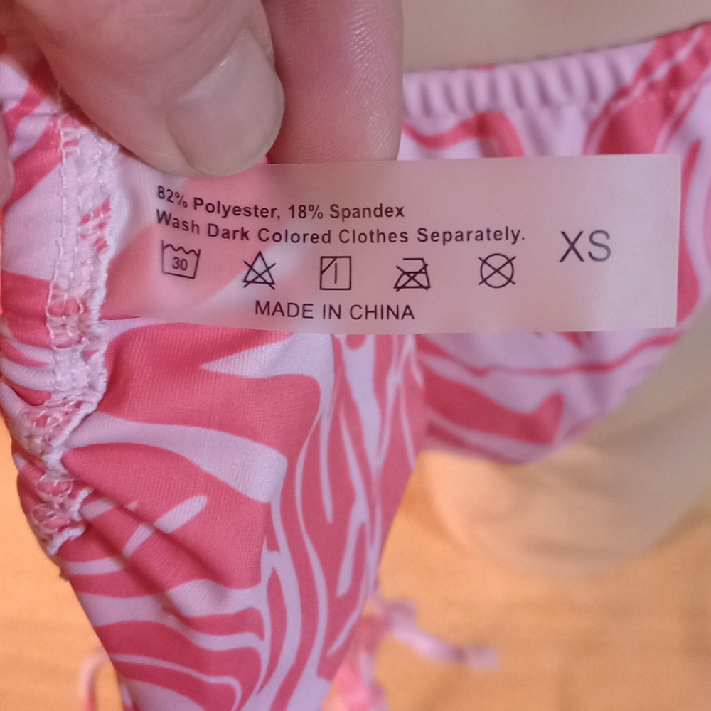 Pink Patterned Bikini - Picture 4 of 5
